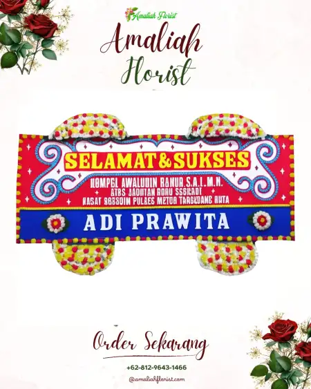 Papan Bunga Ucapan Selamat Warugede